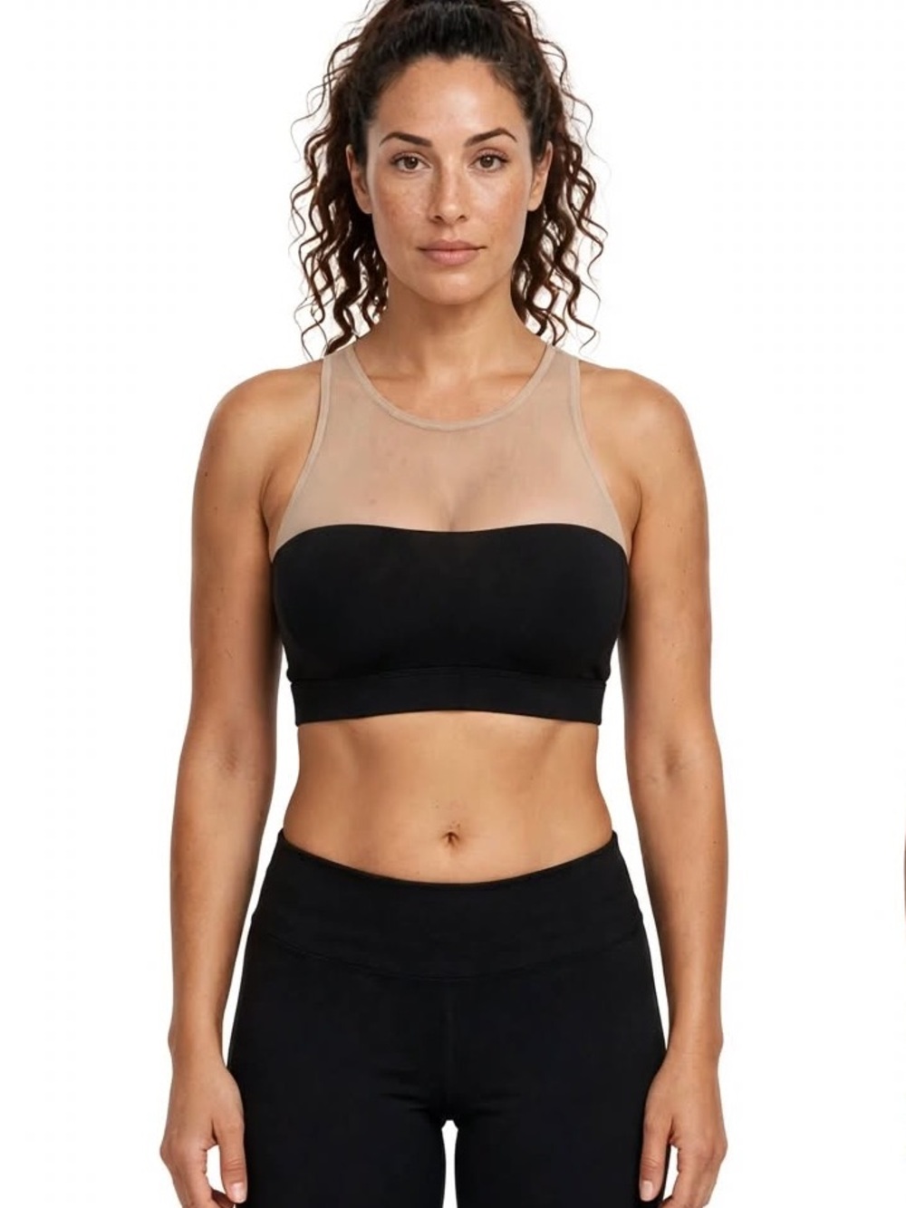 NWT Carbon38 Mesh Racerback Bra | XS - Picture 7 of 8